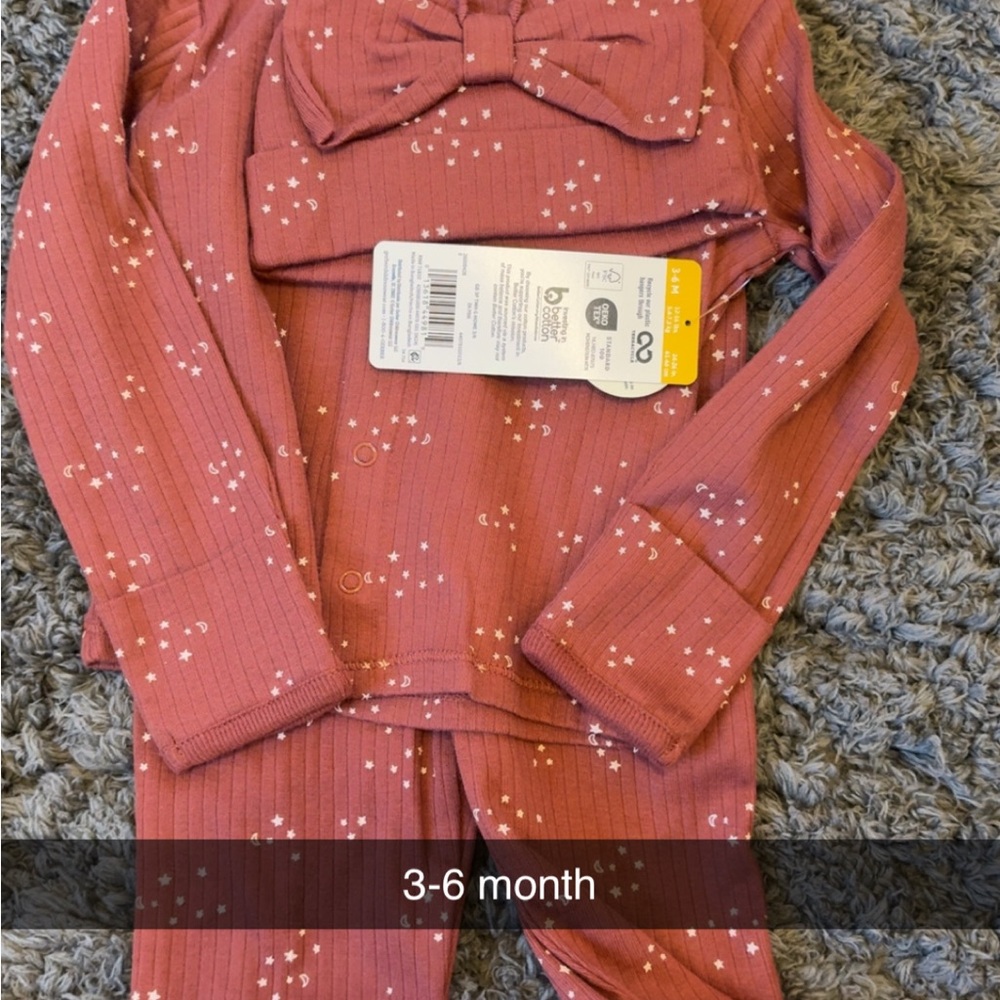 Cozy Pink Starry Kids Pajamas